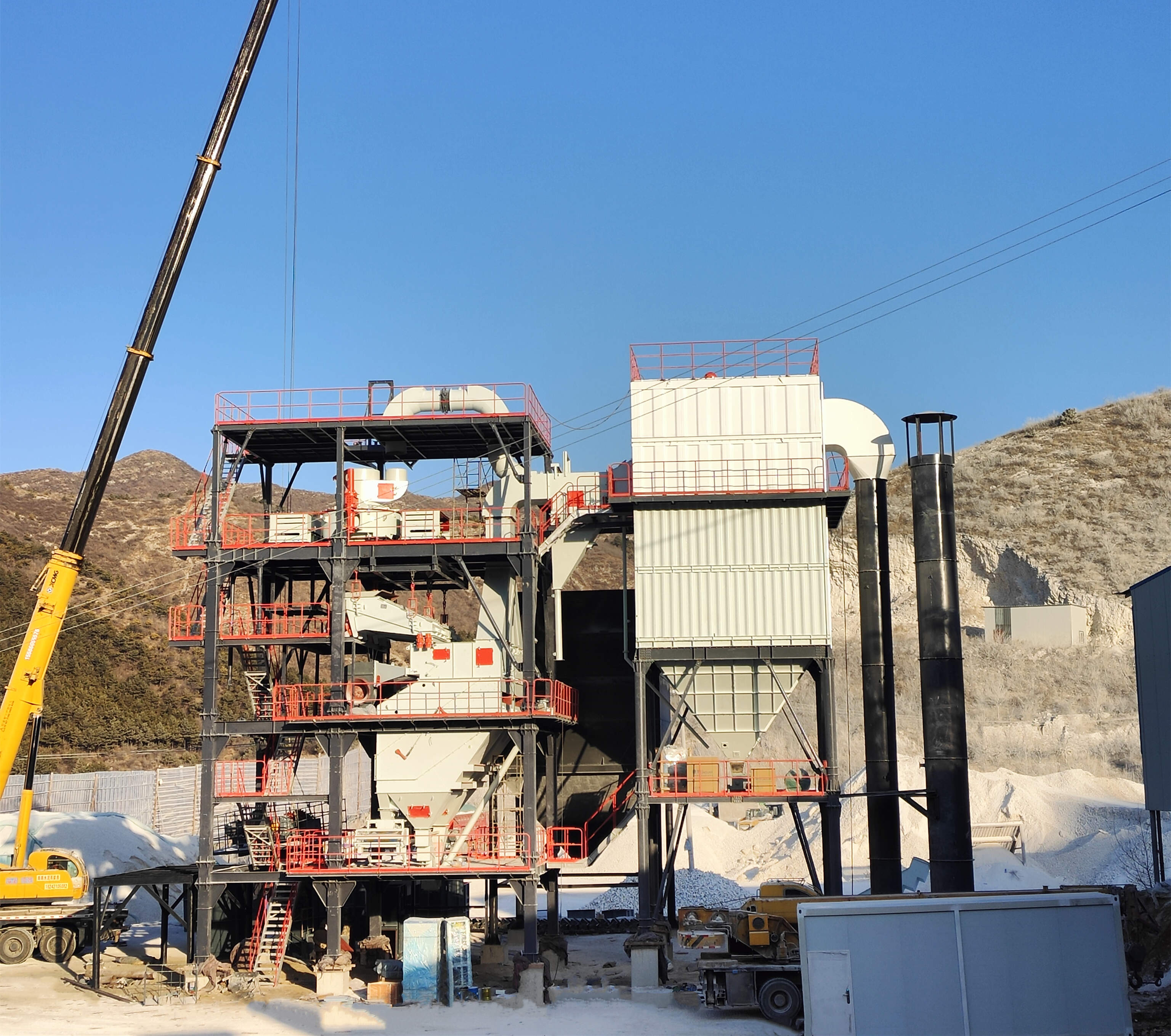 生產(chǎn)高品質(zhì)機(jī)制砂，請(qǐng)選擇唐山金路V9干式制砂樓